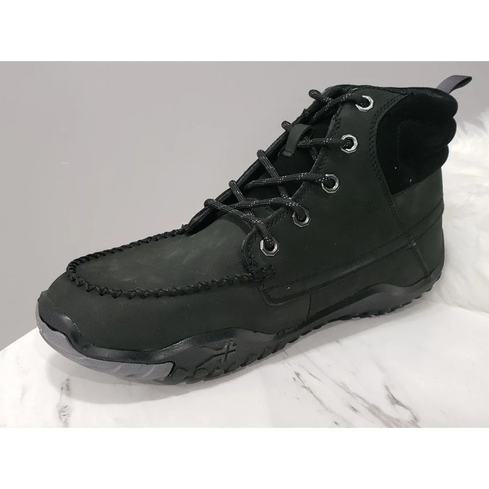 NEW NO BOX SZ 11 Kuru $189 Quest Men's Smokestack Black Leather Waterproof Boots